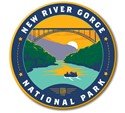 New River Gorge NP Circle Magnet