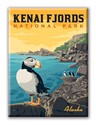 Kenai Fjords NP Puffin Magnet