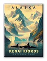 Kenai Fjords NP Orcas Magnet
