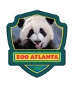Atlanta Zoo Panda Teeth Emblem Sticker