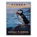 Alaska Kenai Fjords NP Puffin Magnet