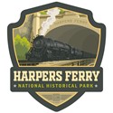 Harpers Ferry Train Emblem Sticker