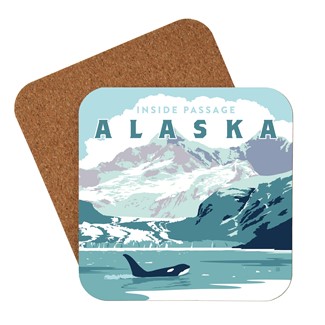 AK Inside Passage Orca Coaster