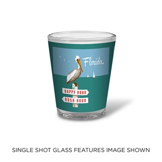 FL Rush Hour/Happy Hour Shot Glass