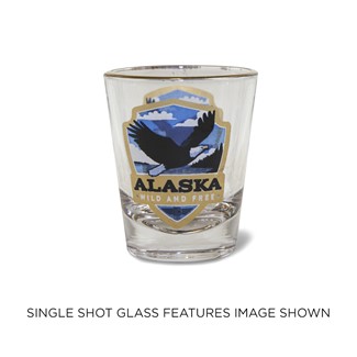 AK Eagle Emblem Shot Glass