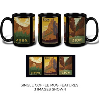 Zion Triple Scene Mug