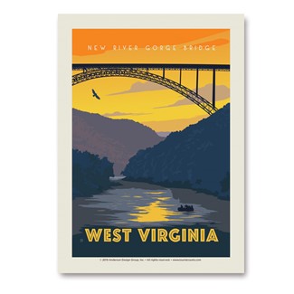 WV New River Gorge Vert Sticker