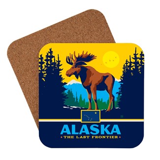 AK State Pride Coaster