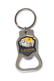 Mt Rushmore Emblem Bottle Opener Key Ring