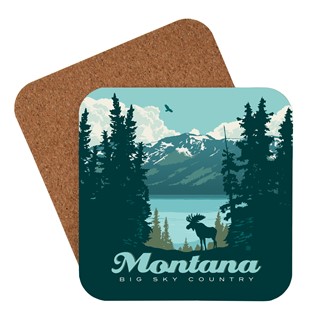 MT Big Sky Country Moose View Coaster