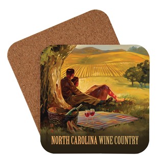 North Carolina Couple Coaster