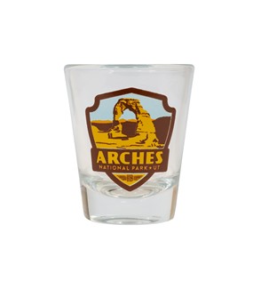 Arches NP Emblem Glass Shot