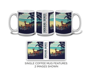 Indiana Dunes National Park Deer Mug