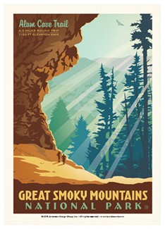 Great Smoky Alum Cave Postcard