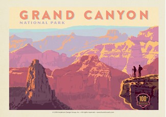 Grand Canyon 100th Anniversary Horizontal Postcard