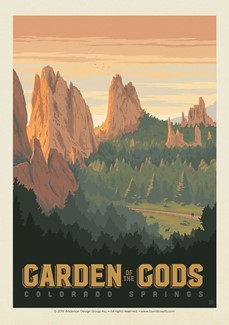 Garden of the Gods, CO Postcard