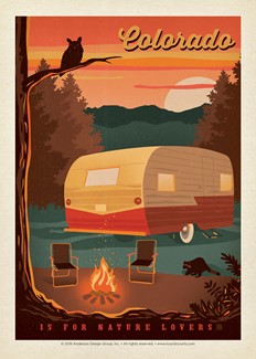 CO Is for Nature Lovers Postcard