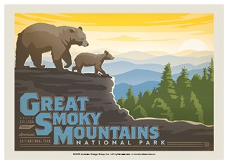 Great Smoky Mountaintop Postcard