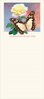 White Lady Swallowtail List Pad