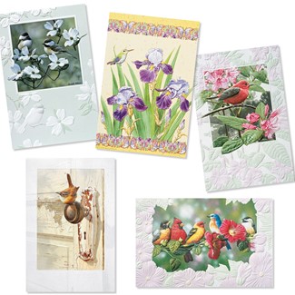 Sweet Songbirds 30 Card Birthday Assortment