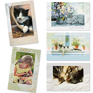 Feline Friends 30 Card Occasion Assortment