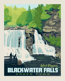 Blackwater Falls State Park WV 8" x 10" Print