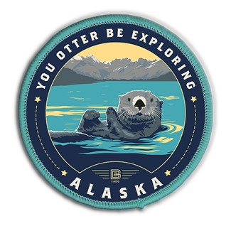 AK Otter Circle Patch