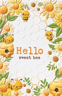 Hello Sweet Bee (BY) Folded W/Env