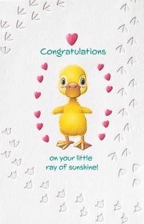 Sunshine Duck (BY) Folded W/Env