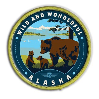 Wildlife Bears AK Circle Patch