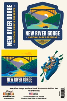 New River Gorge National Park & Preserve Sticker Set