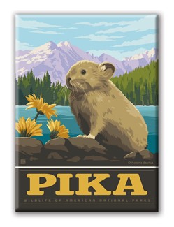 NP Wildlife Pika Magnet