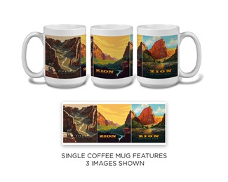 Zion NP Tripe Scene Mug