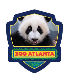 Atlanta Zoo Panda Tongue Emblem Sticker