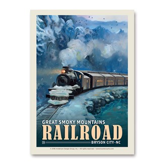GSM Railroad Little River Railroad Vert Sticker
