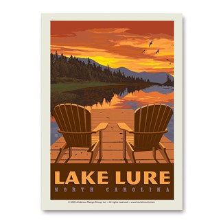 Lake Lure NC, Cheaper Than Therapy Vert Sticker