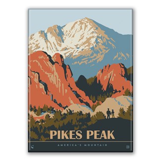 Pikes Peak CO Hikers Delight Magnet