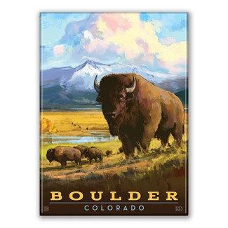 Yellowstone NP American Bison Magnet