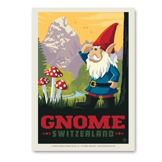 Mythical Creatures Swiss Gnome Vert Sticker