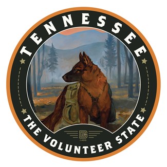 Tennessee Circle Sticker