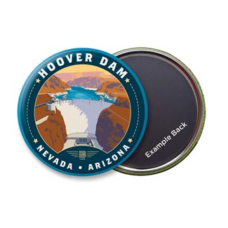Hoover Dam Circle Magnet