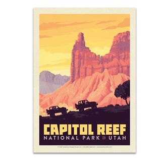Capitol Reef NP 4-Wheeling Postcard