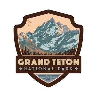 Grand Teton NP Morning Glory Small Emblem Sticker