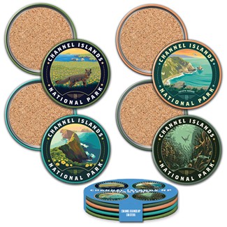 Channel Islands NP 4pk Circle Coasters