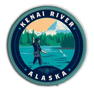 Alaska Kenai River Circle Patch