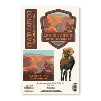 Grand Canyon NP River View Sticker Set