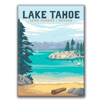 Lake Tahoe Sand Harbor Nevada Magnet