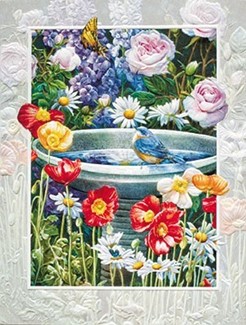 Garden Reflections Blank Note Cards - 18 Count
