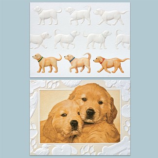 Goldens Blank Note Cards - 18 Count