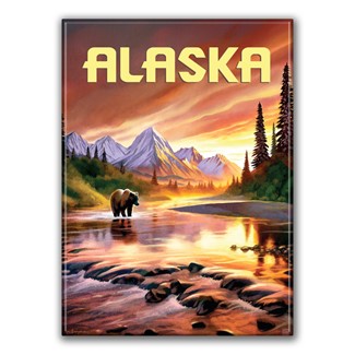 Alaska Evening Glow Magnet